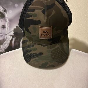 RVCA Green Camo Trucker Hat